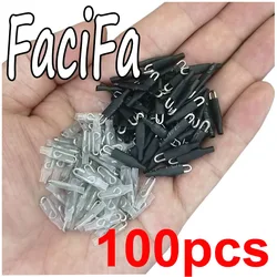 100 pieces Enganche Rapido Fast Fishing Snaps enchufe rapido Safety Lead Snap Fishing Accessories Connector Fast Hook