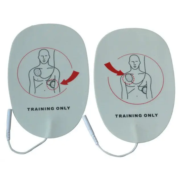 

10 Pairs AED Training Machine Pads For Adult AED Training First Aid AED Machine Patches New