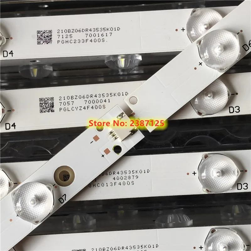 LED Backlight Strip For LE49D5542 GJ-2K18-490-D611-FQ-V5-L/R YX-49007000-3B564-0-A-599 49PFF5755/T3 49PFF3655/T3 TPT490F2-FHBN0