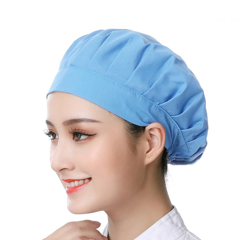 4 Colors Beverage Dustproof Multiuse Candy Mesh Cap Hygienic Food Work Waiter Kitchen Chef Hood Hat