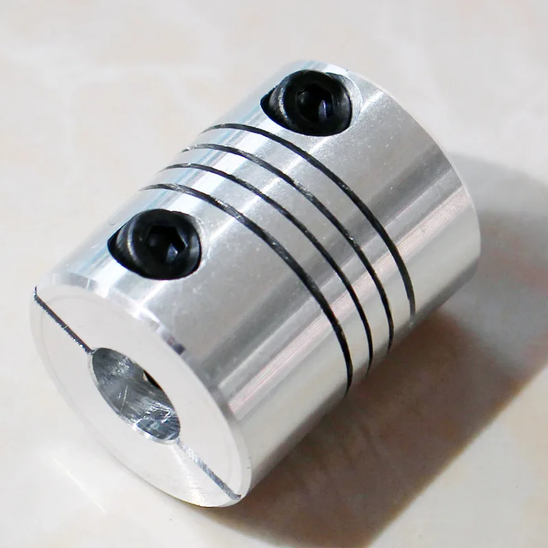Acoplador de eje de acoplamiento Flexible CNC, acoplador Flexible para motores de aleación de aluminio, diámetro de 20MM/25MM, Conector de eje de motor