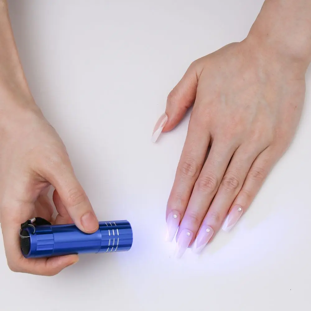 Draagbare UV-lamp nagelgel sneldrogend manicure gereedschap nageldroger zaklamp manicure zaklamp