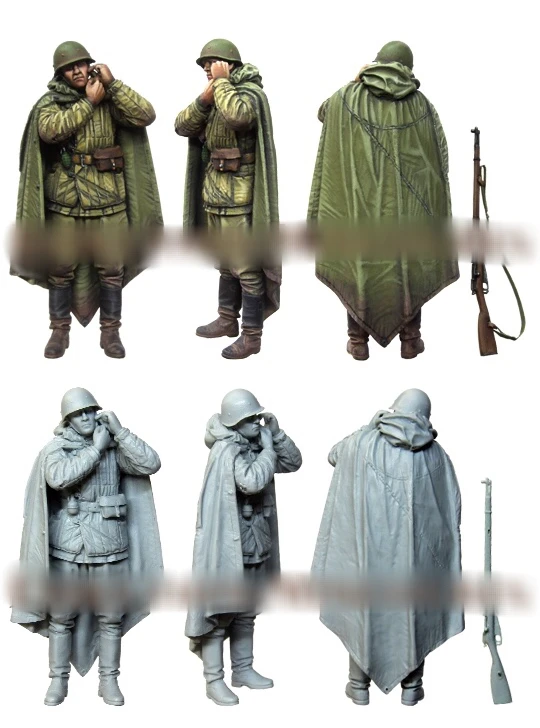 

Фигурка модели из смолы 1/35, комплект в разобранном и неокрашенном виде