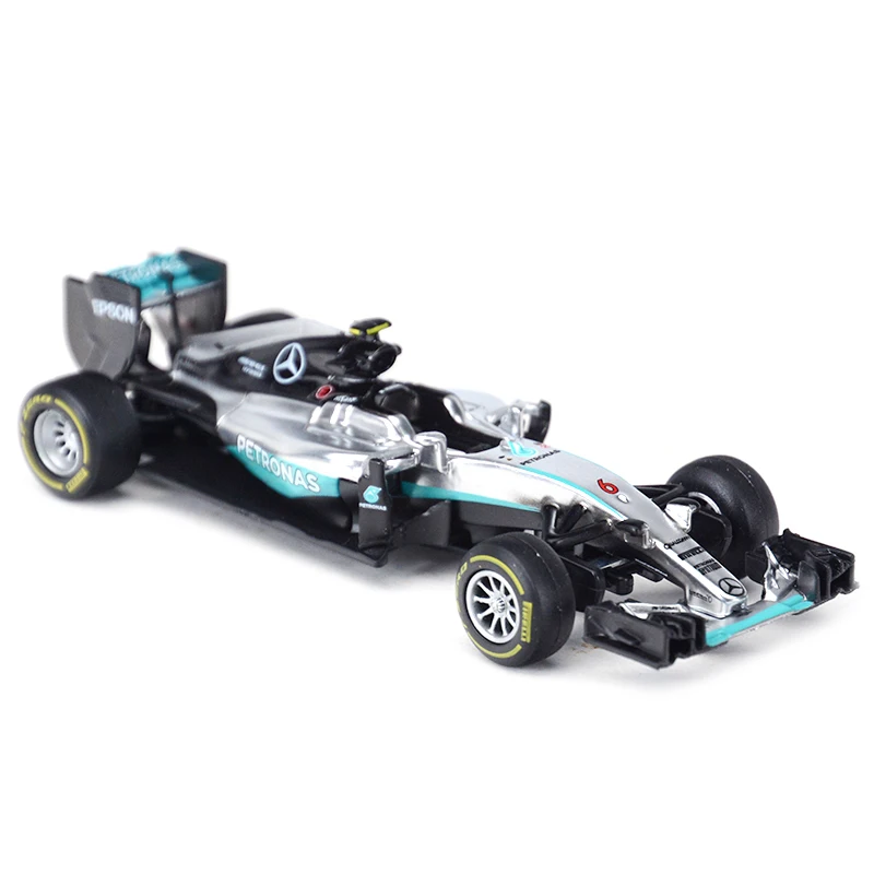 Bburago 1:43 2016 Mercedes AMG W07 Hybrid #6 #44 F1 Racing Formula Car Static Simulation Diecast Alloy Model Car