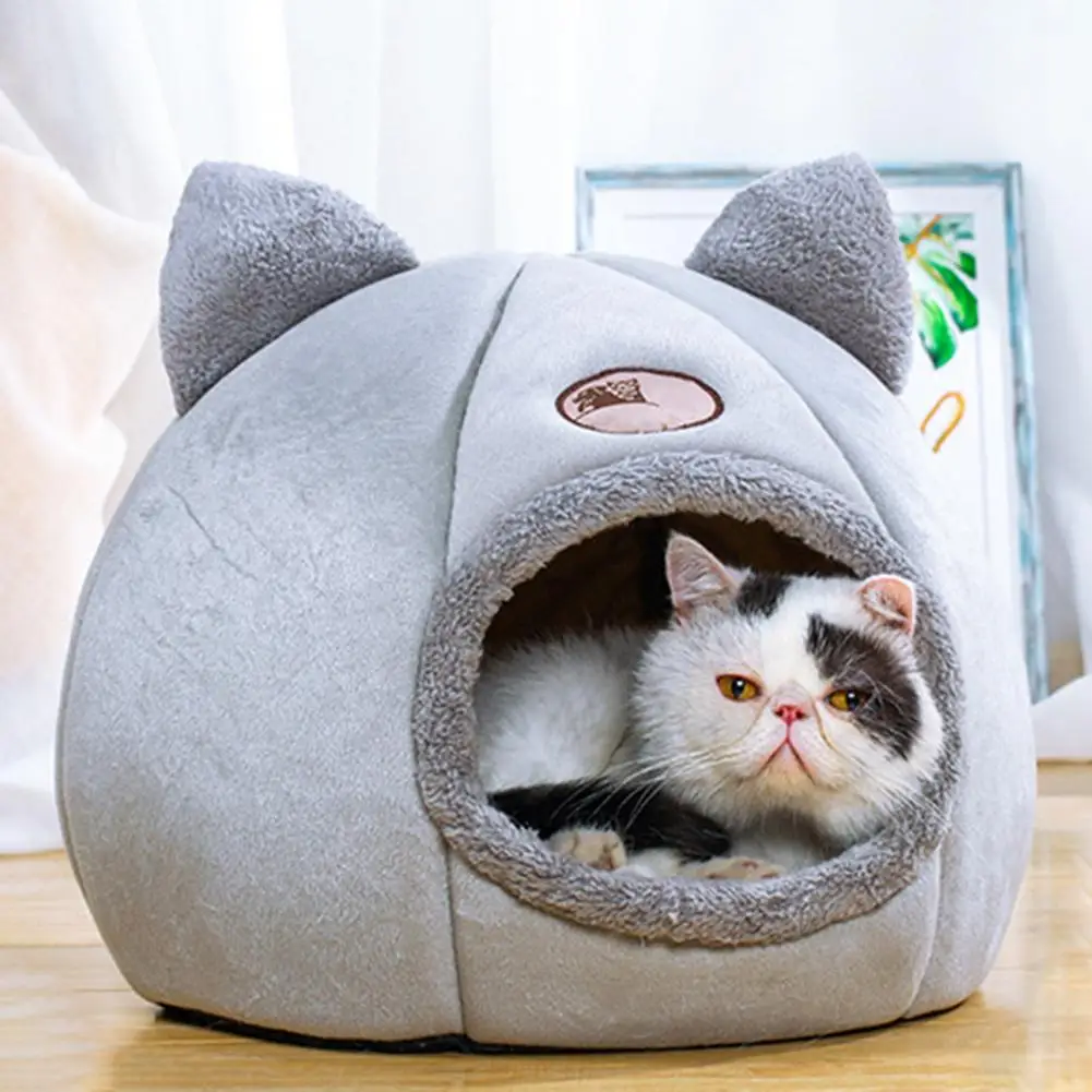 Fabric  Useful Small Dogs Cushioned Tunnel Soft Cat House Universal   Pet Product