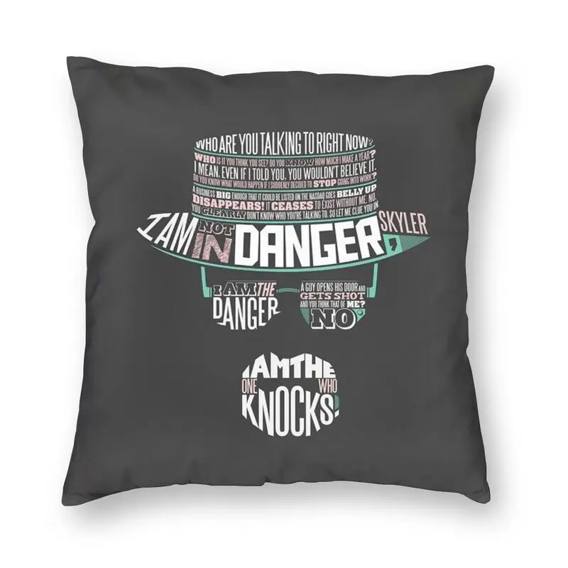 Breaking Bad Tv Show Pillowcover Decoration Walter White Cushions Throw Pillow for Living Room Double-sided Printing