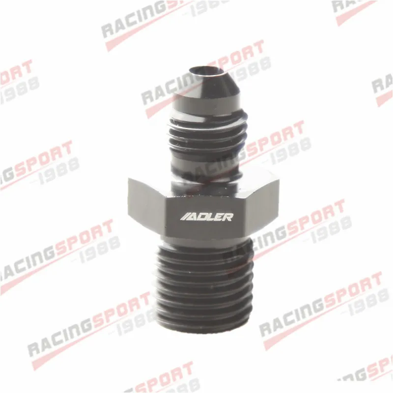 

ADLER SPEED -4AN 4AN Male Flare To M14 x1.5 Metric Straight Fitting Aluminum Black