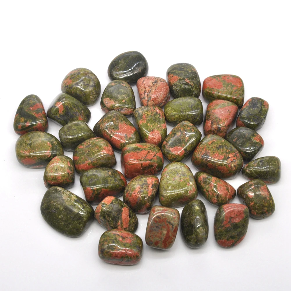 Natural Amethyst Rose Quartz Unakite Tumbled Stones Bulk Healing Crystals Gemstones Aquarium Decoration Minerals Lots Wholesale - Image 3