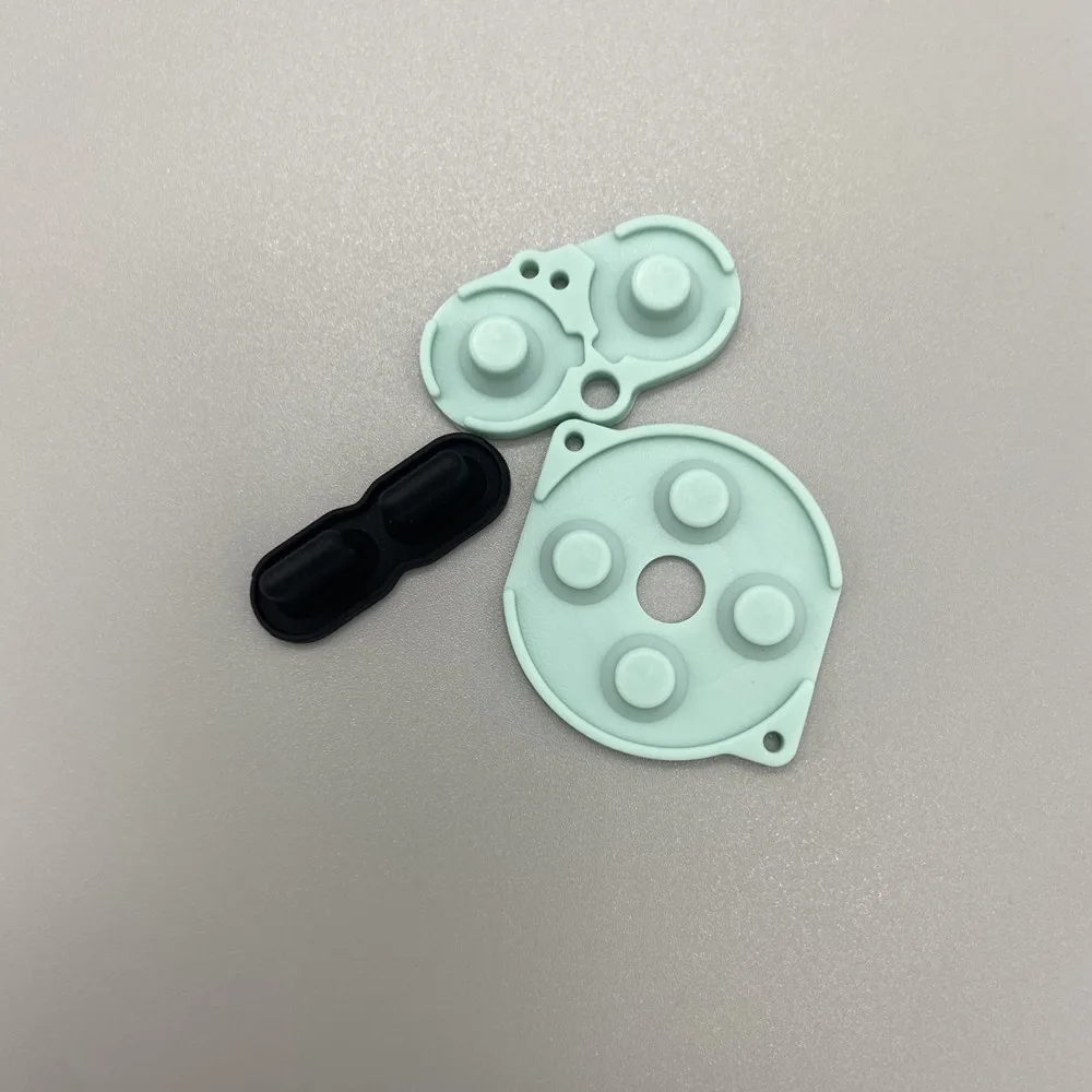 أزرار موصلة مطاطية ملونة A-B D-pad مجموعة بديلة لجيب Game Boy لمفتاح اختيار السيليكون G-B-P