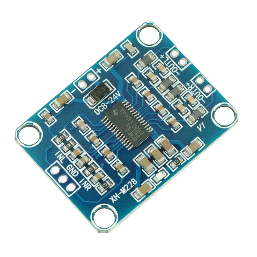 1 قطعة TPA3110 2X15W الصوت الرقمي Stere مكبر للصوت وحدة مجلس صغير بكلتا الاذنين