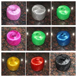 Plastic Strapping Packing Corde, Tear Film With Grass Ball Rope Packing Belt, Nylon Cord for Flowers, Plant Flat Corda, Brand