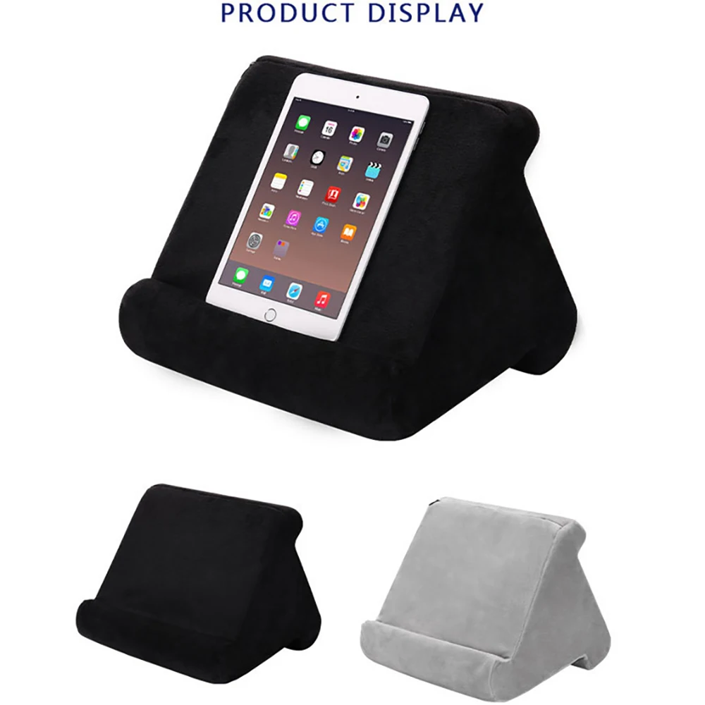 Sponge Pillow Tablet Phone Stand For iPad Laptop Flexible Mobile Phone Holder Support Bed Rest Tablette Book Reading Bracket