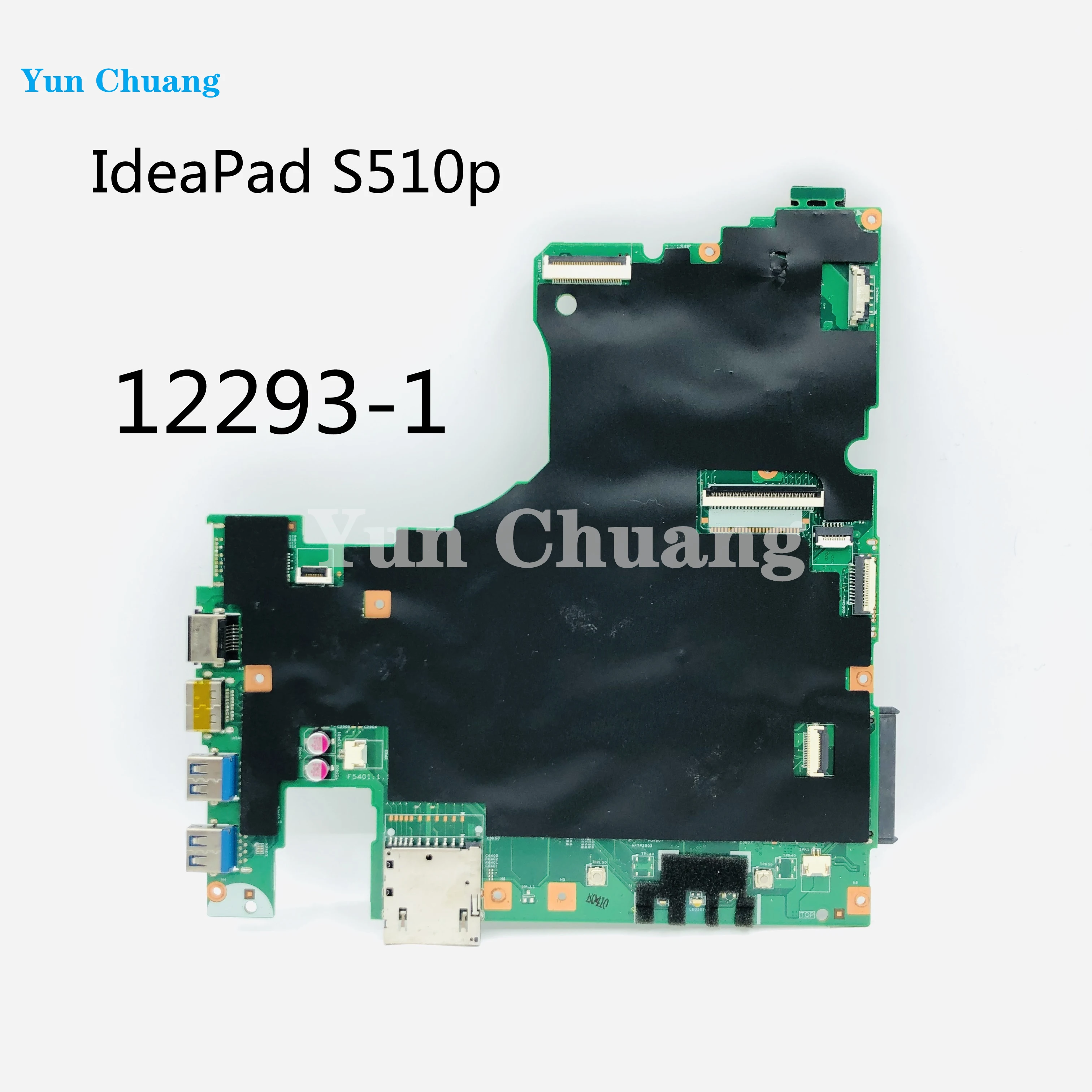 Imagem -03 - para Lenovo Ideapad S510p Toque Placa-mãe do Portátil com I34010u Cpu Gt720m 2g Gpu Ddr3l 100 Teste Ls41p mb 122931 48.4l106. 011
