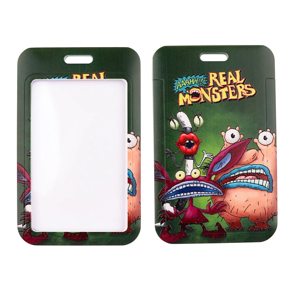 Flyingbee-x2316モンスターカードホルダー,学生用ネックハンギングカード,携帯電話,バッジ,地下鉄カードホルダー