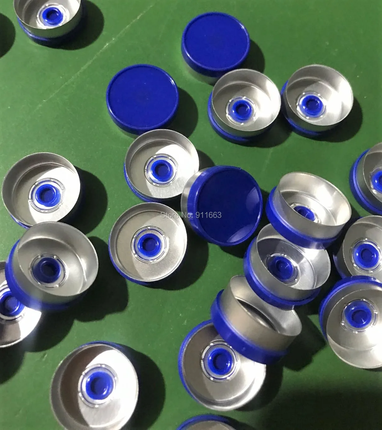 20 mm Kunststoff-Aluminium-Kappe, 1000 Stück, viele farbige Aluminium- und Kunststoff-Medizinkappe, Kunststoff-Oberteile zum Crimpen von Glasfläschchen