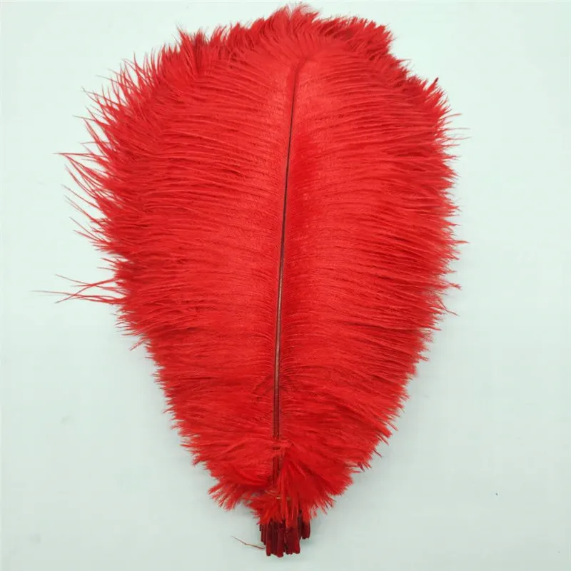 35-40 CM High Quality Ostrich Feathers For Crafts Hotel Party Wedding Decoration Plumes White Black Feather Ostrich Pluma