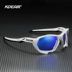 Polarized Sports Sunglasses for Men TR90 Unbreakable Frame UV400 Cool Mirror Lens Soft Nose Pad Temple With Free Package