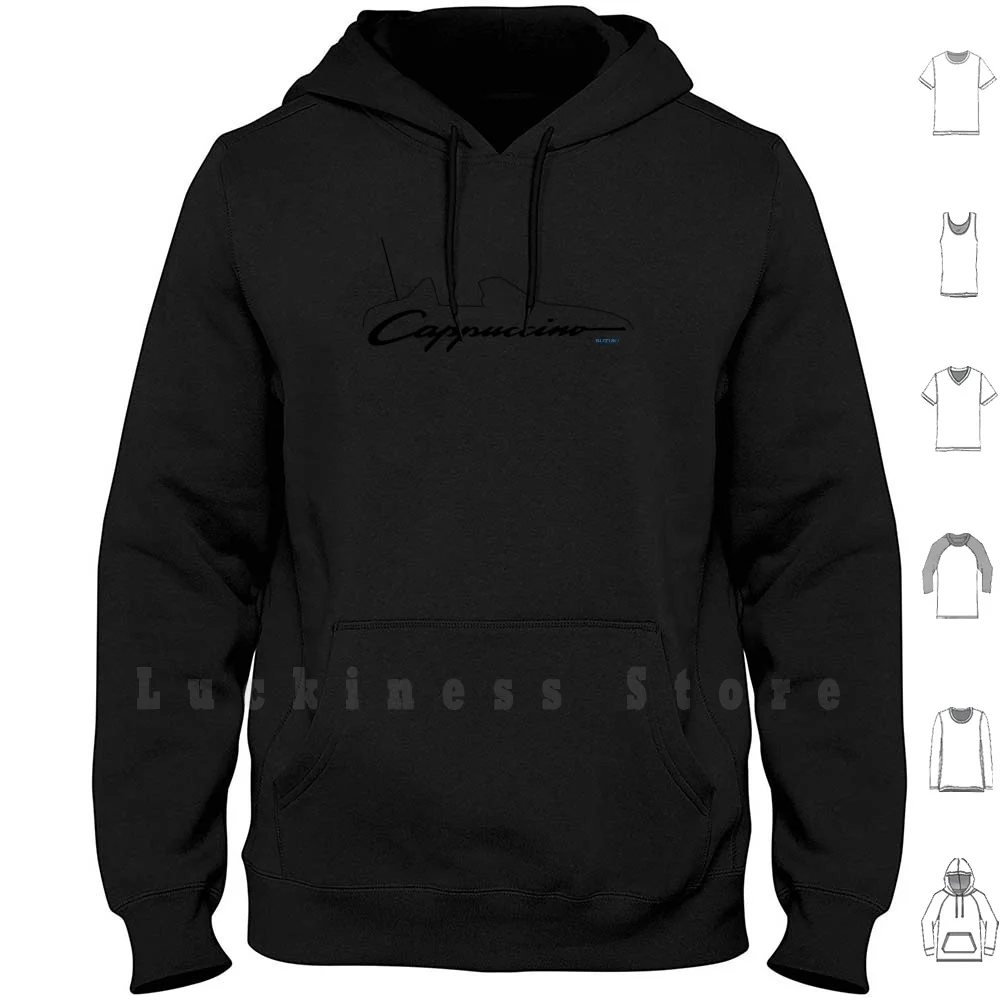 Cappuccino By ( Tln ) Hoodies Long Sleeve Cappuccino Ea11r Ea21r Japan Japanese Cars Car Nippon Initial D Sb