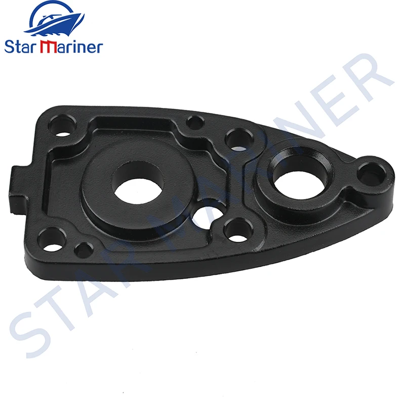 6E0-45321-01-5B Water Pump Aluminium Plate For Yamaha Outboard Motor 2 Stroke 4HP 5HP 6E0-45321 Boat Engine Aftermarket Parts