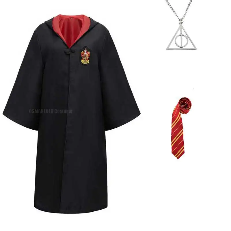 Halloween Costume For Children Adult Wizard House School Uniform Cape Girls Women Heromion-Granger Cosplay Ravenclaw Cosplay