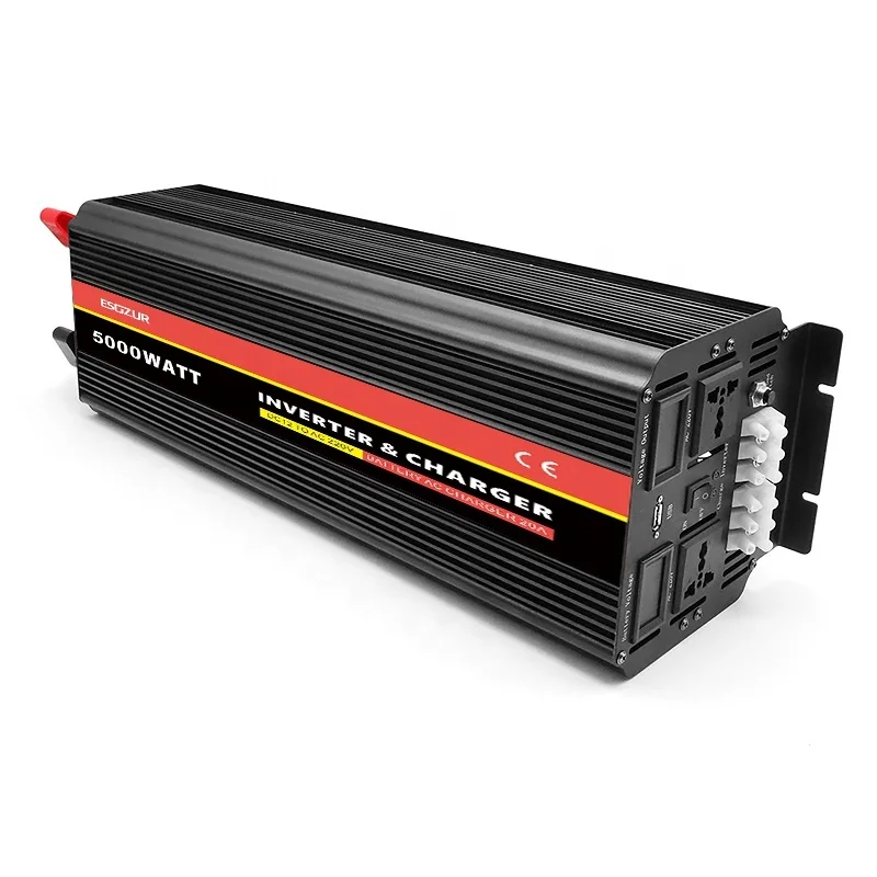 

Hybrid Ups solar power inverter with auto swithing battery charger 20A 5000w modified sine wave power inverter for home