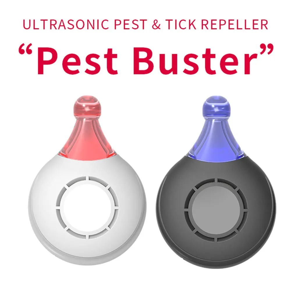 Pet Ultrasonic Flea Remover Collar Tick Repellent Lice Repeller For Dogs Cat USB Cleaning Tools Pest Control Products For Home