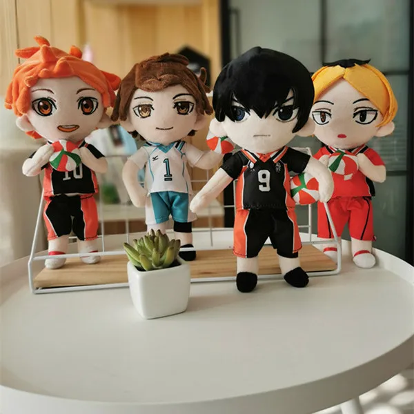 25cm Haikyuu Plush Toys Hinata Shoyo Kageyama Tobio Oikawa Tooru Kozume Kenma Cute Soft Stuffed Dolls For Kid Birthday Gift