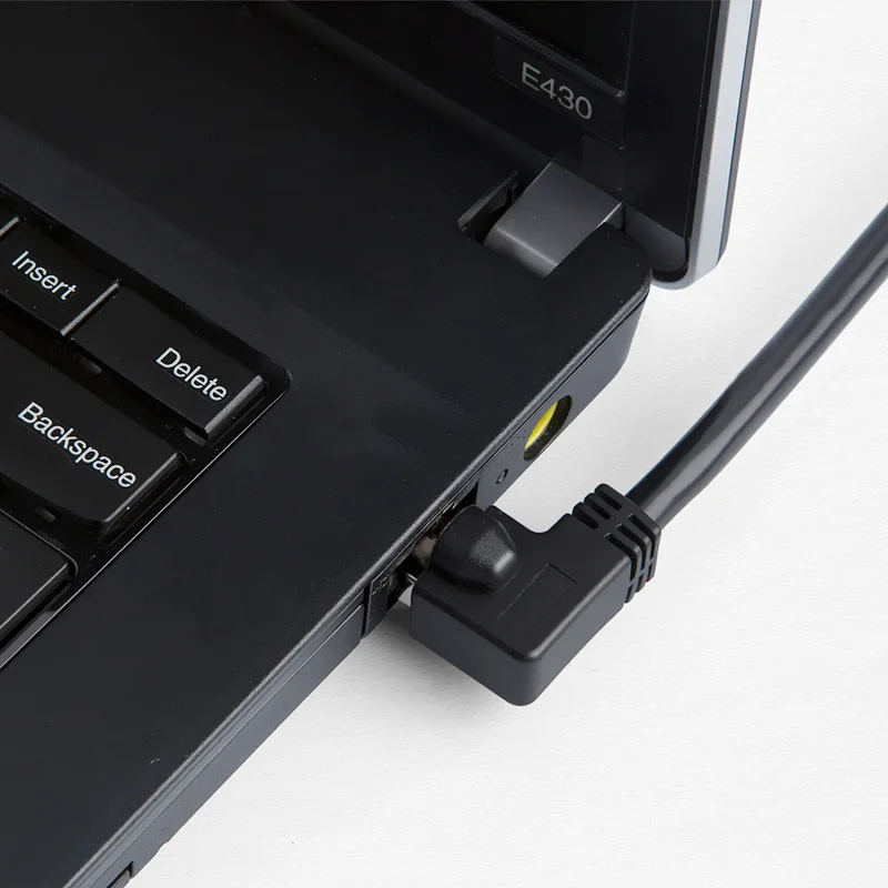 Cablecreation FTP Cat6 إيثرنت الحبل متعدد زاوية Cat6 ذكر إلى أنثى شبكة ملحق تمديد كابلات لأجهزة الكمبيوتر المحمول راوتر مطلية بالذهب 0.5 متر