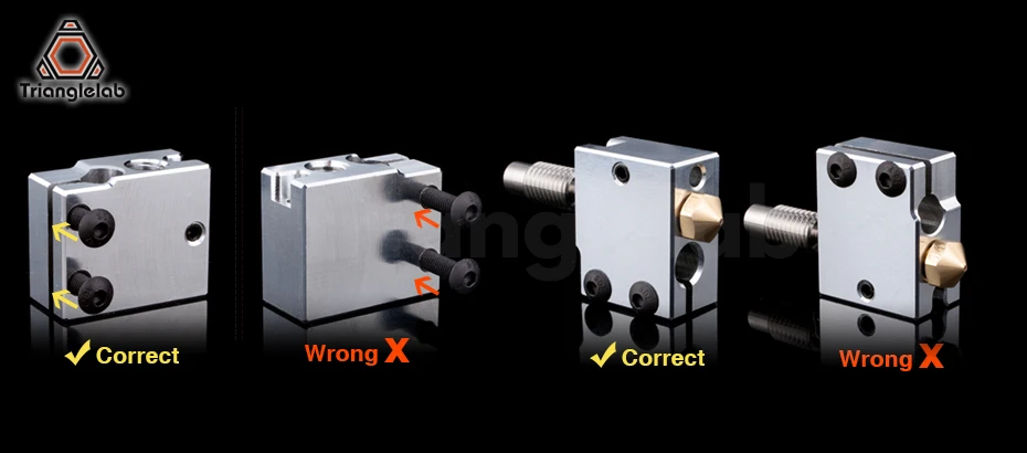Trianglelab Hochtemperatur 3D-Druck Upgrade-Kit Volcano Hotend A2 Gehärteter Stahl Volcano Düsen für Peer Peek PEI CF – Detail 4
