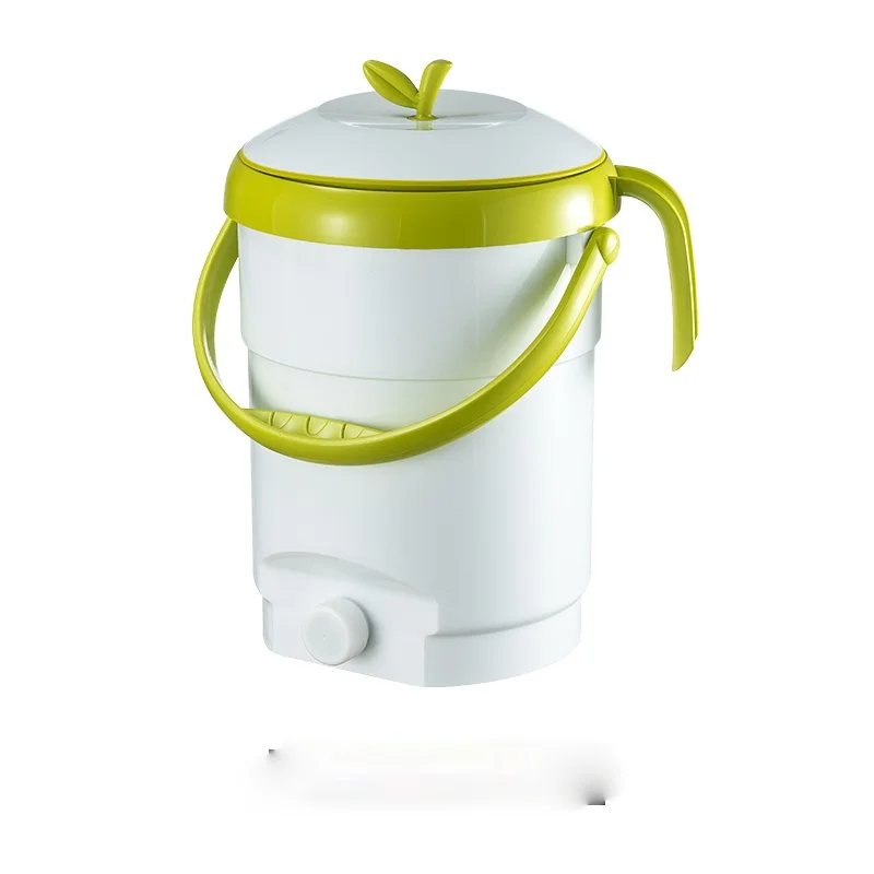 TT Kitchen Waste Trash Can Household Draining Dry Wet Separation Trash Can with Lid Sink Wet Trash Bin