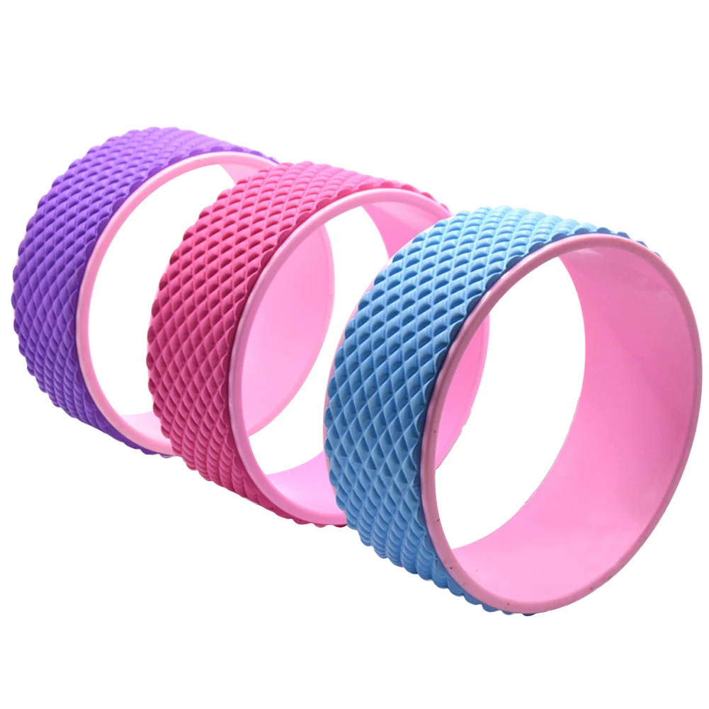 Massage Yoga Wheel Back Training Circle Waist Shaping Bodybuilding Equipment Yoga Circle Bodybuilding Tool Fitness Roller