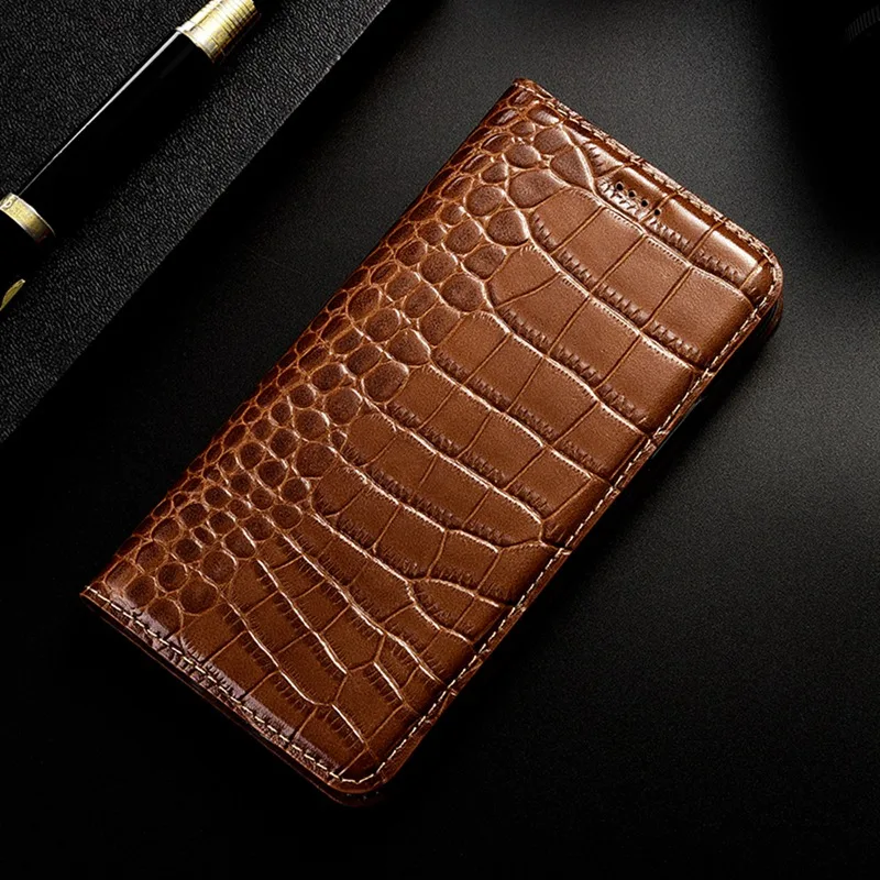 Genuine Leather Phone Case For Lenovo K9 K5 Play Z5 Z5S Z6 Lite S5 Pro K5S A6 K10 K6 Note Power K8 Plus 2018 Flip Cover Coque