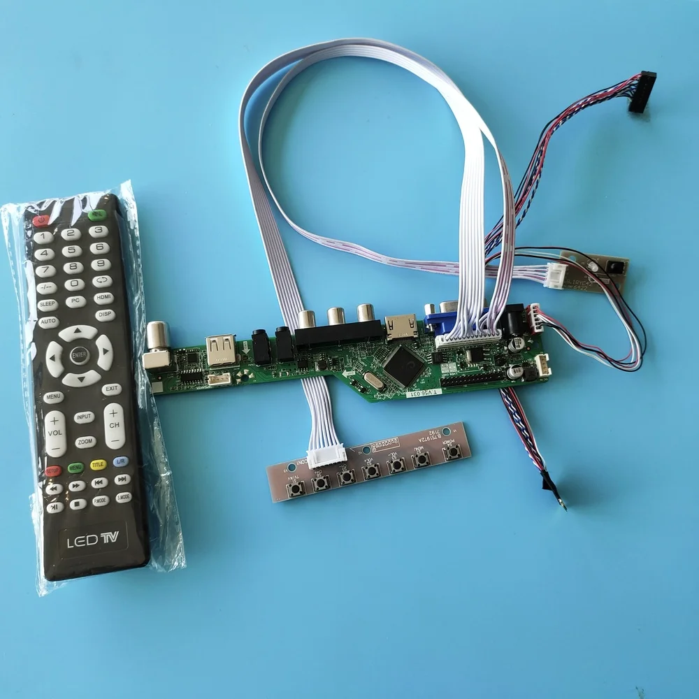 

Комплект для B154PW04 V7/V0/V4/V6 1440X900 Экранная панель VGA HDMI USB TV AV 40pin LVDS ЖК-дисплей Светодиодный драйвер платы дистанционного управления