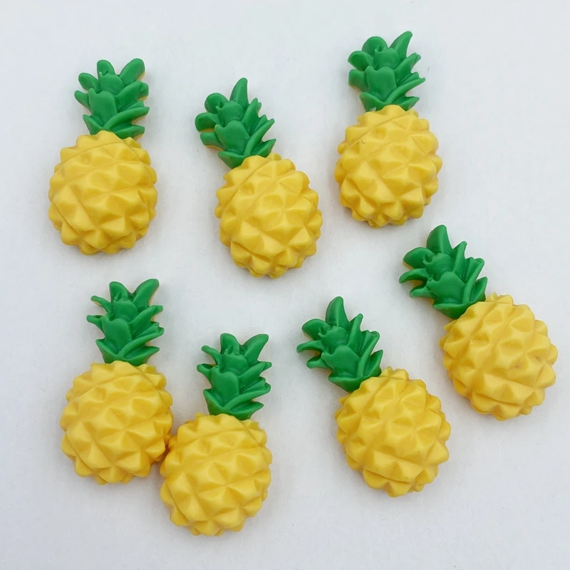 10pcs new resin Mixed fruits and vegetables flat back Cabochon Charm DIY Phone/Craft Decoration Accessories D15