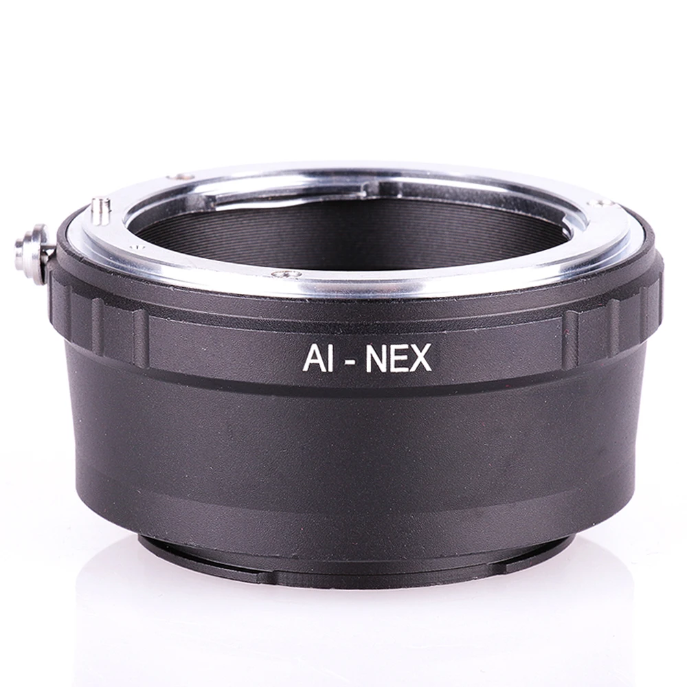 AI-NEX Camera Lens Adapter Ring for Nikon AI Lens to for Sony NEX E Mount Camera NEX-3 NEX-5 NEX-6 NEX-7