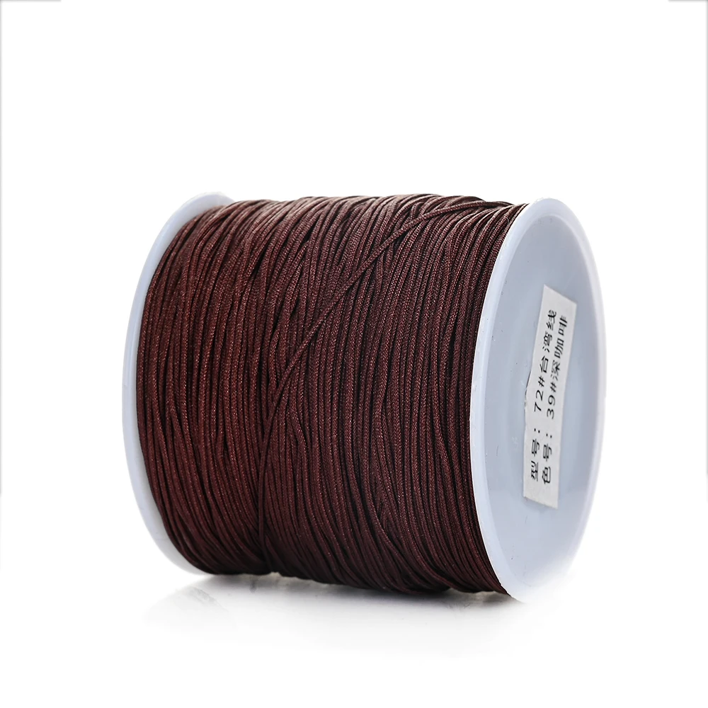 100 m/Rolle, 0,8 mm, 28 Farben, Nylonfaden, Schnur für DIY-Herstellung von Armbändern, Halsketten, handgefertigten Bastelzubehör – Detail 16