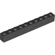 *Brick 1x10* 10 pcs DIY block brick part no. 6111,Compatible With other Assembles Particles