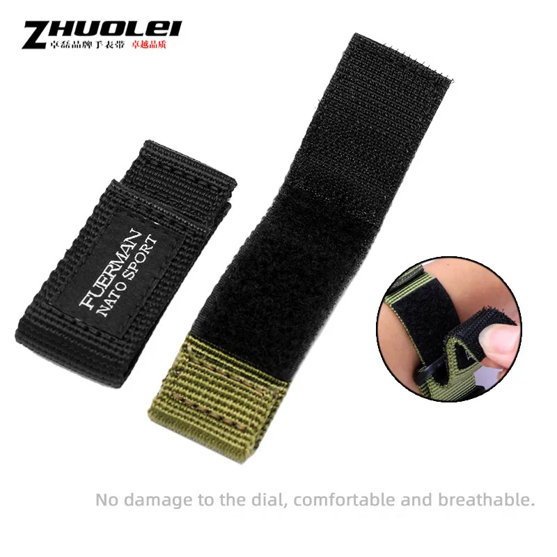 hot top Nylon watch strap for S-eiko no 5 Army green blue leisure outdoor waterproof sport watchband 20mm 22mm 24mm Wrist band