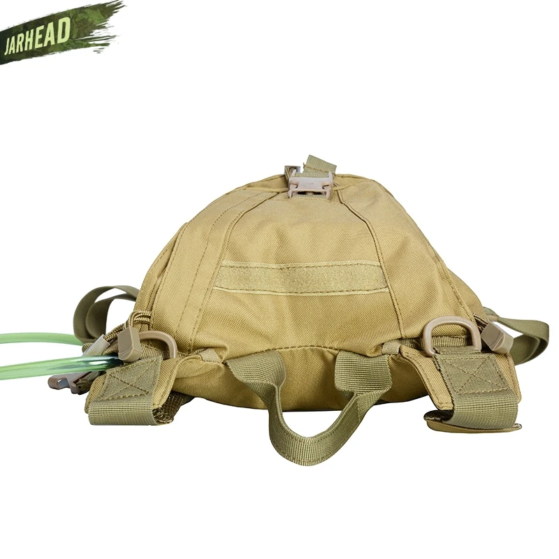 Bolsa de agua de camuflaje militar, mochila de hidratación para deportes, Camel táctico, acampada, bicicleta, 2,5l/3L