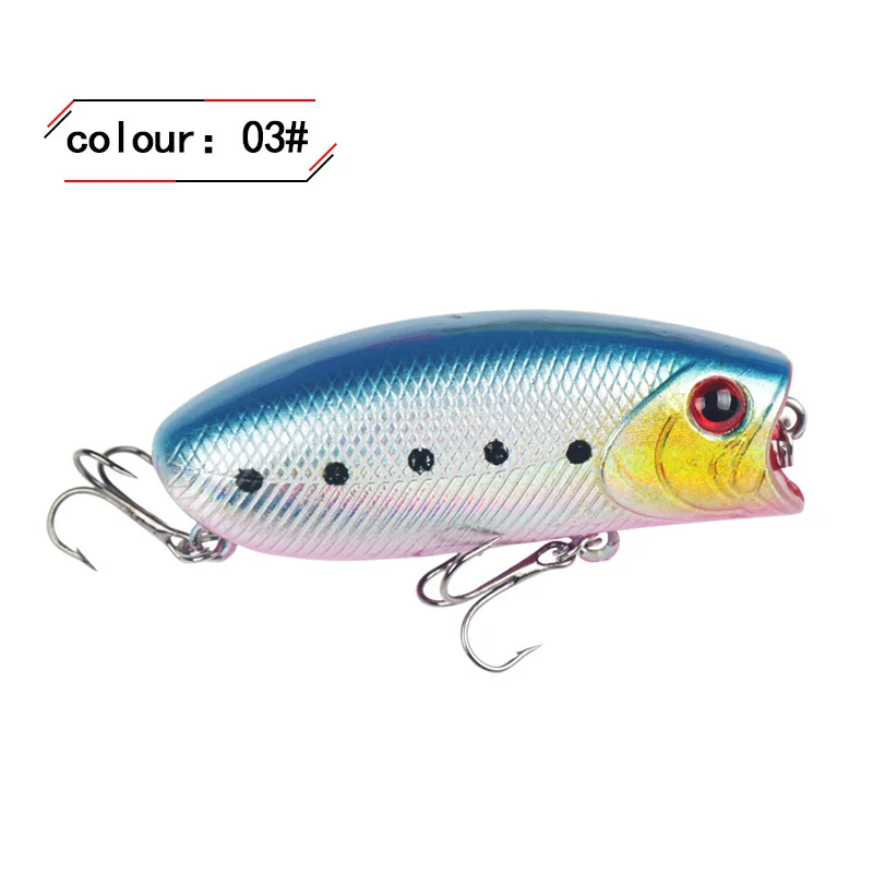 1pc Lure Fishing Bait 57 mm11g Floating surface Popper Topwater ancorette Bionic Far throw