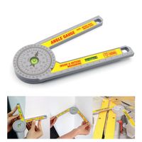 360 Degree Miter Saw Protractor High Accuracy Angle Finder Gauge Goniometer Measuring Ruler Tool