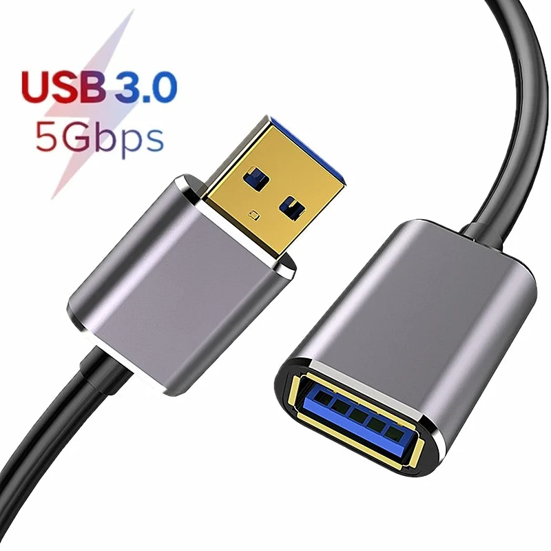 USB Exten Cable USB3.0 flash disk Cable USB Extender Flash Drive Cable for Keyboard Webcam GamePad USB OTG HUB Extension Cord