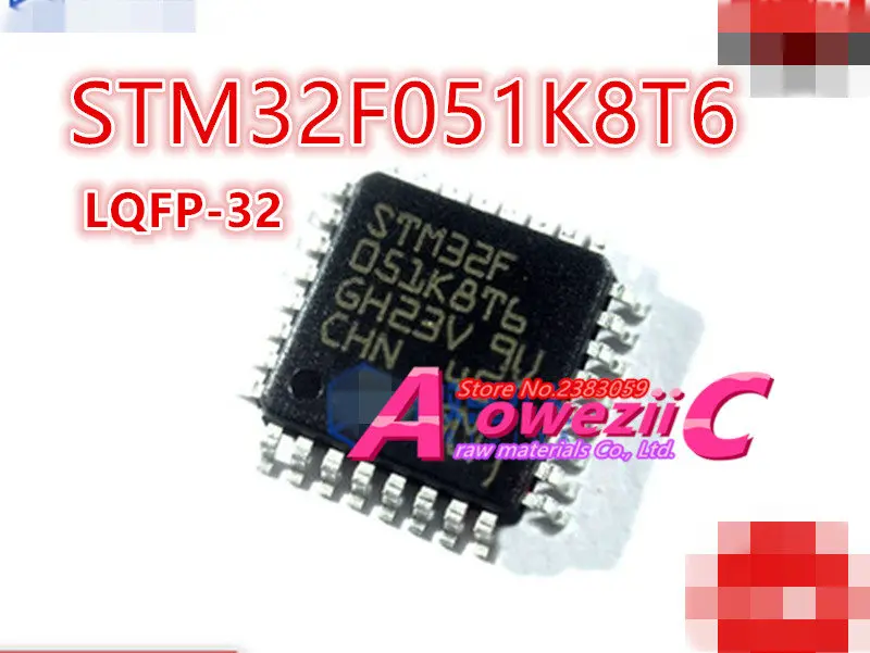 

100% new original STM32F051 STM32F051K4T6 STM32F051K6T6 STM32F051K8T6 QFP-32 STM32F051C6T6 STM32F051C8T6 STM32F051C8T7 QFP-48