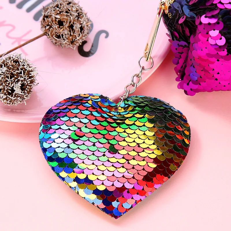 Sequin School Pencil Case for Girls Boys Penal Cute Love Pencilcase Cosmetic Pen Box Big Cartridge Box Stationery Kit Supplies