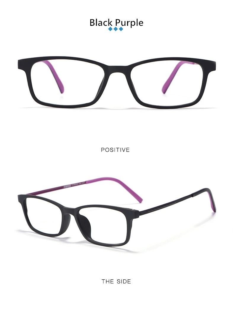Yimaruili ultraleichte bequeme reine Titan tr90 kleine Rahmen Myopie Brillen quadratische optische Brille Rahmen Männer und Frauen – Detail 10