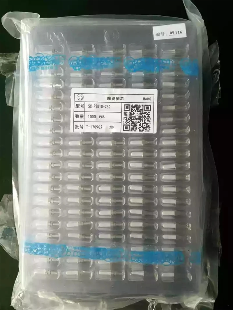 Ceramic Ferrule with Flange, LC/UPC SC, Three Circle, SM 1.0 Connection with Holder, Free Shipping, 100PCs