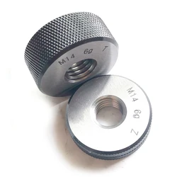 Juego de manómetros de anillo de rosca métrica de mano izquierda, 6g, M14, M16, M18, M20, M22, M24, LH, tornillo, medidor de rosca fina, M24X2, M14X2, T, Z, go, nogo