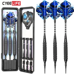 CyeeLife Darts 3 Pieces 14/16/17/18g Darts Plastic Tip Set for Electronic Darts Brass Darts with Multiple Styles