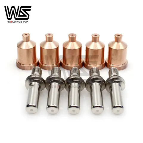 토마호크 1538 LC105 토치 플라즈마 커터 전극 1.7mm/1.5mm/1.3mm/1.1mm 노즐 KP2845-1 KP2845-8 WS 애프터메이크 PKG/10