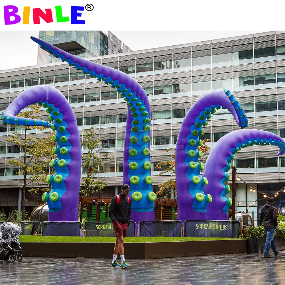 Promoción de parque de atracciones, zorro inflable grande, modelo de animales inflables, juguetes para decoración de fiestas